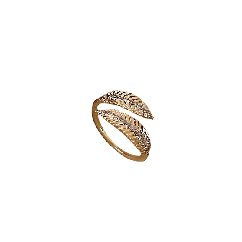 Bagues | Bague Dorée Avec Zirconites  |  Femme Bagues Bagues