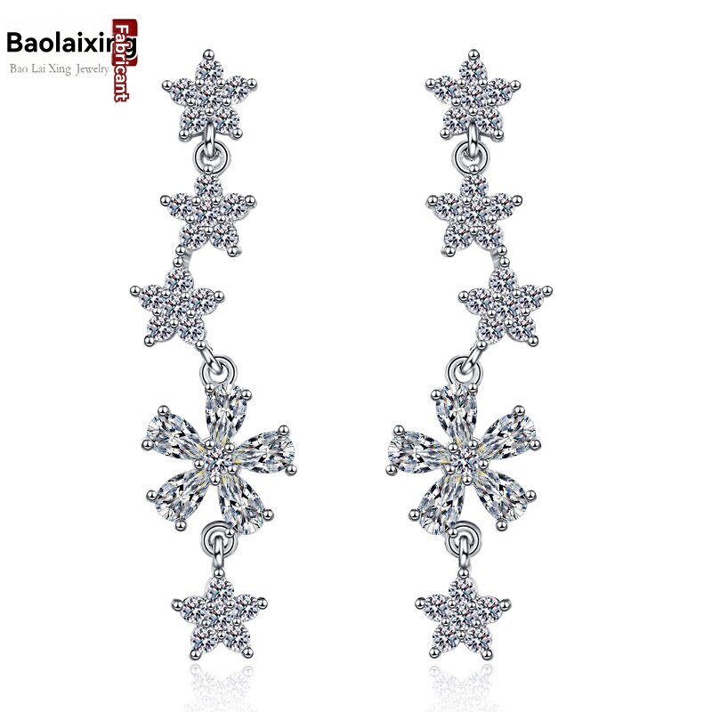 Bijoux Délicats | Boucles D’Oreilles Avec Trèfles  |  Femme Bijoux Bijoux Délicats