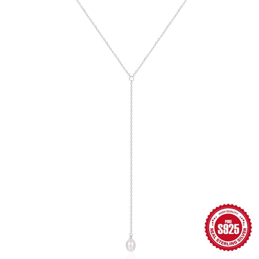 Bijoux Délicats | Collier Avec Zircone Et Perle  |  Femme Bijoux Bijoux Délicats