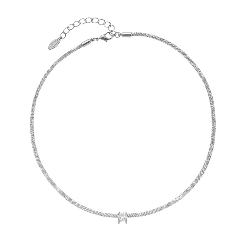 Bijoux Délicats | Collier En Argent Avec Noeud  |  Femme Bijoux Bijoux Délicats