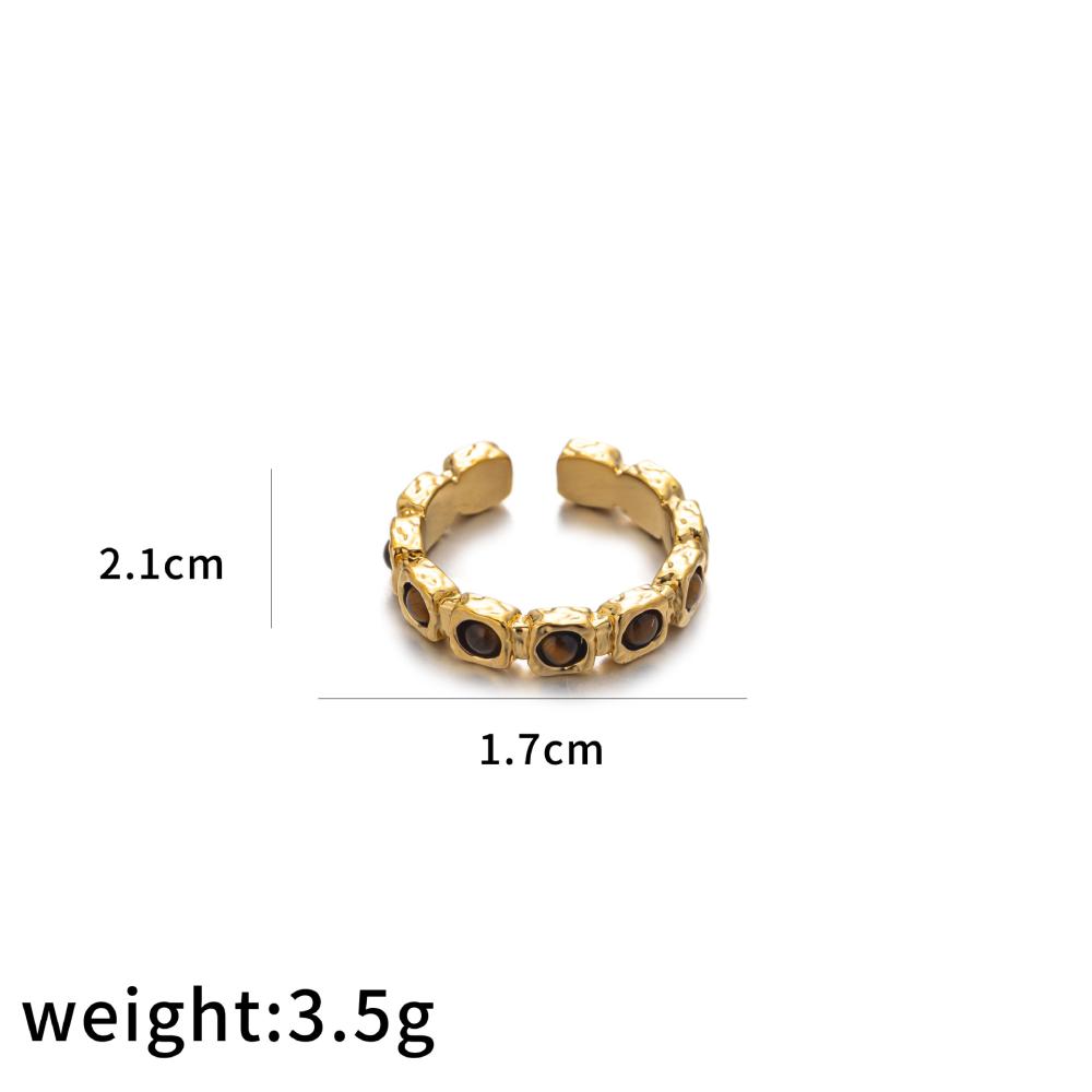 Bijoux Soirée | Bague Avec Cristaux Plaqué Or 18K  |  Femme Bijoux Bijoux Soirée