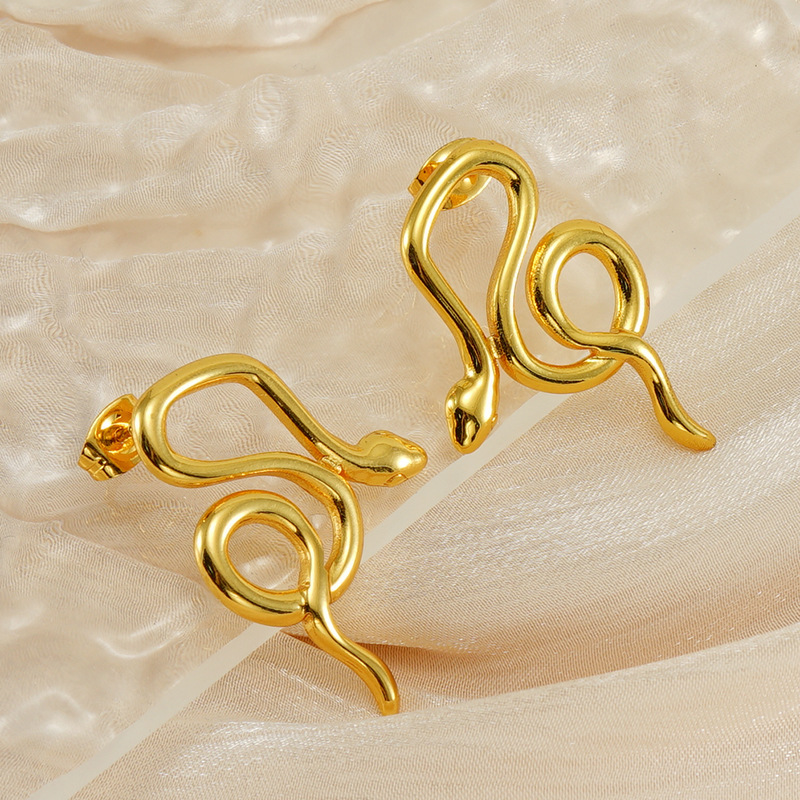 Boucles D’Oreilles | Boucles D’Oreilles Serpent  |  Femme Bijoux Boucles D'Oreilles