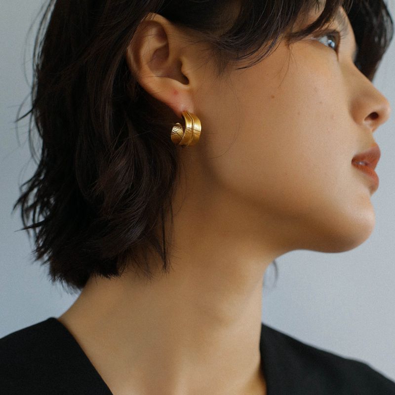 Boucles D’Oreilles | Créoles Avec Détail En Résine  |  Femme Bijoux Boucles D'Oreilles