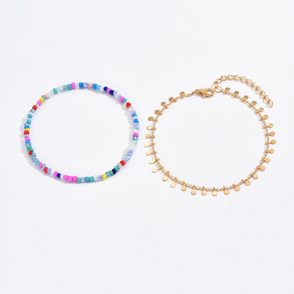 Bracelets | Bracelet De Cheville Avec Perles Fantaisie  |  Femme Bijoux Bracelets