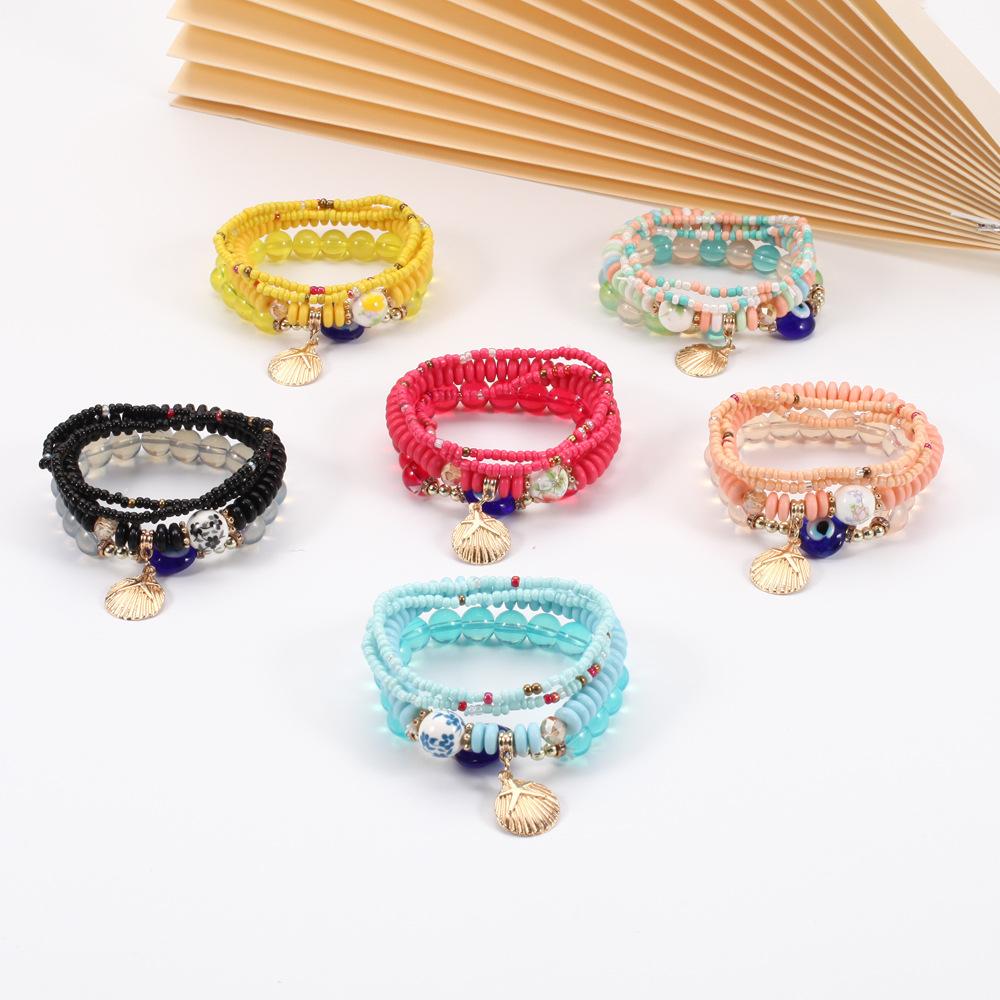 Bracelets | Ensemble De Bracelets Élastiques  |  Femme Bijoux Bracelets