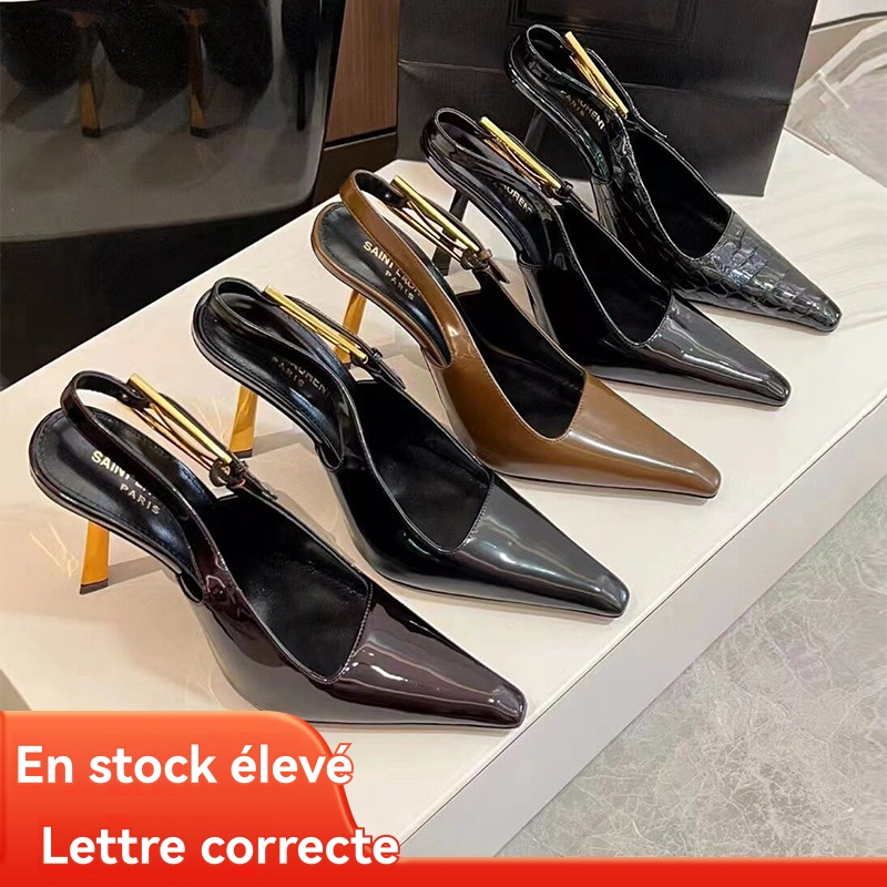 Chaussures Plates | Online Exclusive – Ballerines Ouvertes En Cuir  |  Femme Chaussures Chaussures Plates