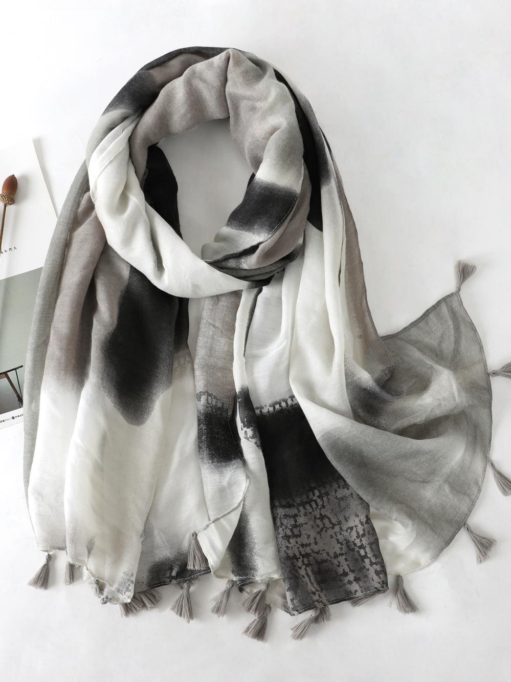 Foulards | Foulard Imprimé En Laine  |  Femme Accessoires Femme