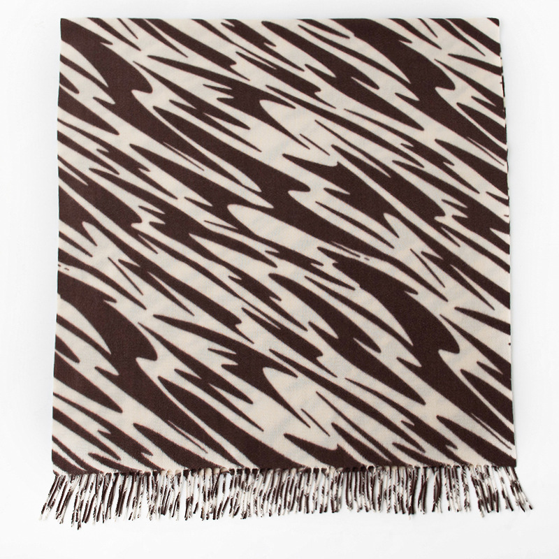 Foulards | Foulard Imprimée Avec Laine  |  Femme Accessoires Femme