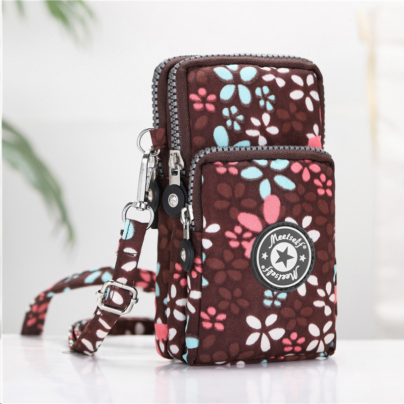 Housse Portable | Sac Pour Téléphone Portable Imprimé Effet Nylon  |  Femme Accessoires Femme