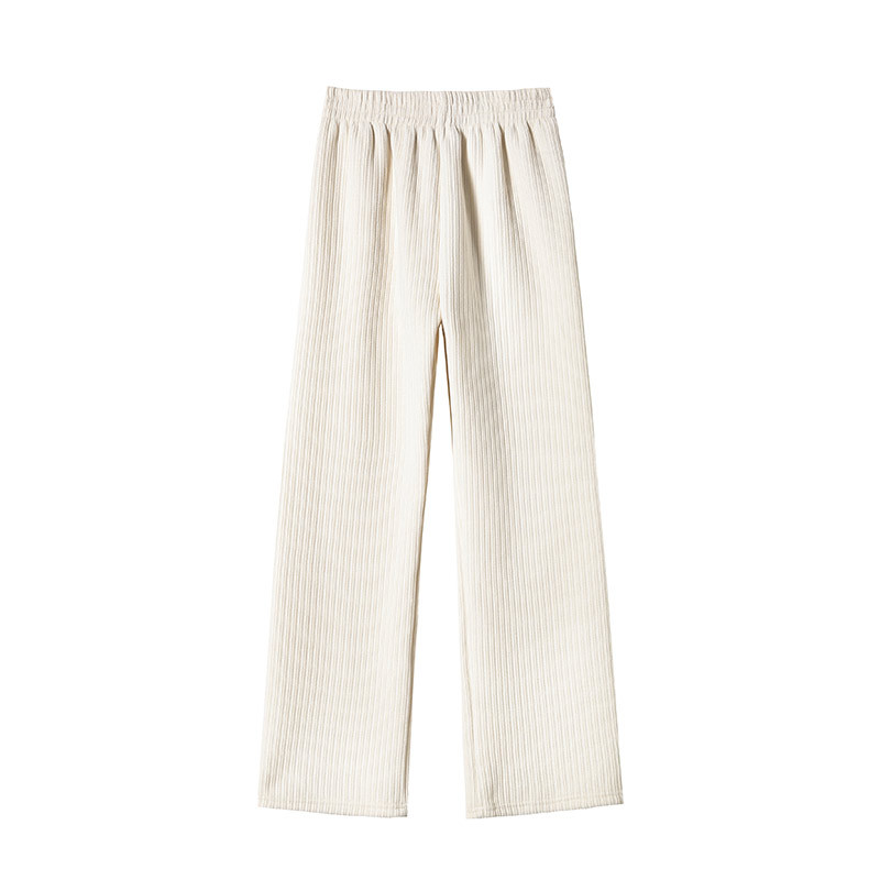 Pantalons | Pantalon Texturé Avec Taille Élastique  |  Femme Pantalons Femme