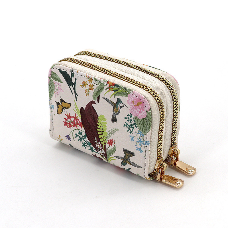 Porte-Monnaie | Porte-Monnaie Imprimé Floral  |  Femme Porte-Monnaie Femme