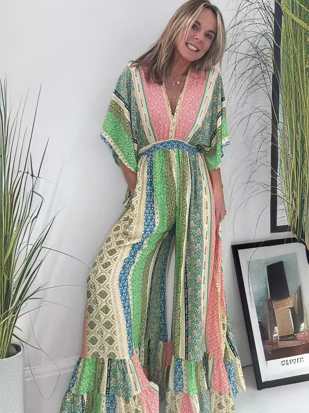 Robes | Robe Longue À Imprimé  |  Femme Robes Femme