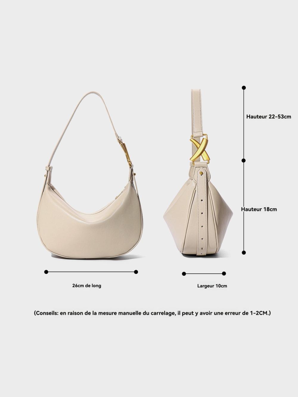 Sacs Portés Épaule | Sac Porté À L’Épaule En Cuir L – Personnalisé  |  Femme Sacs Femme