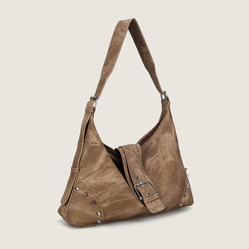 Sacs Portés Épaule | Sac Porté Épaule En Cuir Clouté  |  Femme Sacs Femme