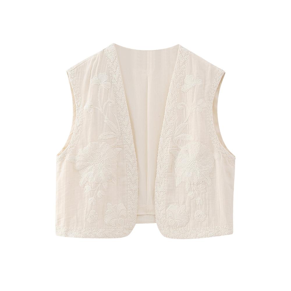 Tops Et T-Shirts | Gilet 100% Coton  |  Femme Tops Et T-Shirts Femme