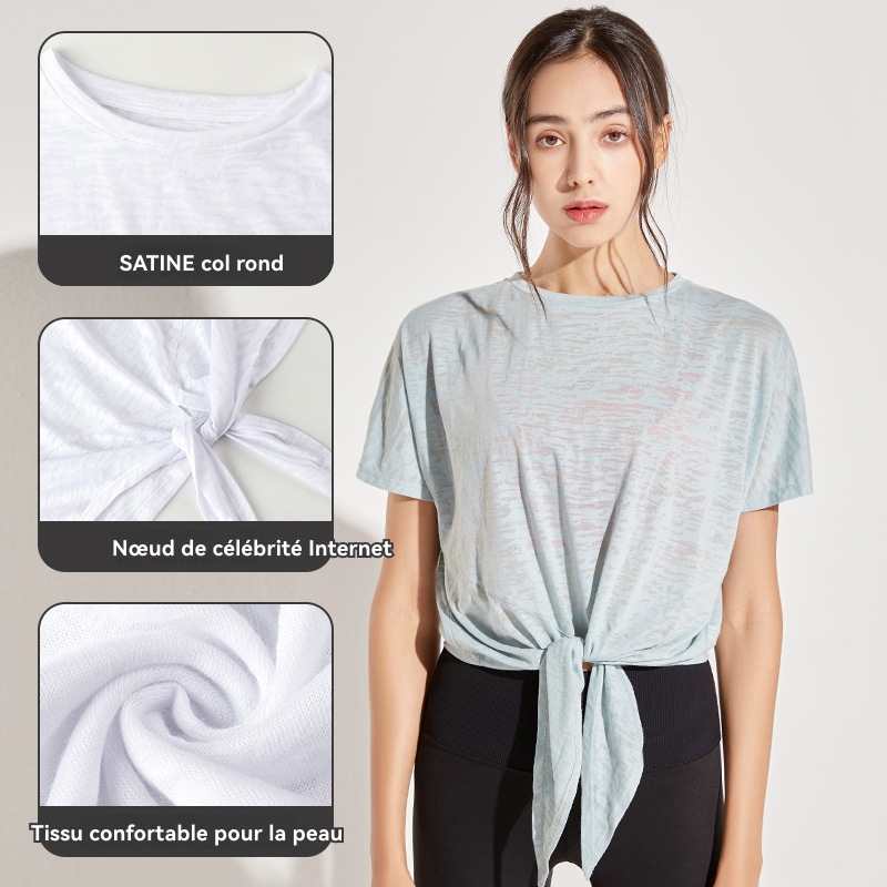 Tops Et T-Shirts | T-Shirt À Col En V  |  Femme Tops Et T-Shirts Femme