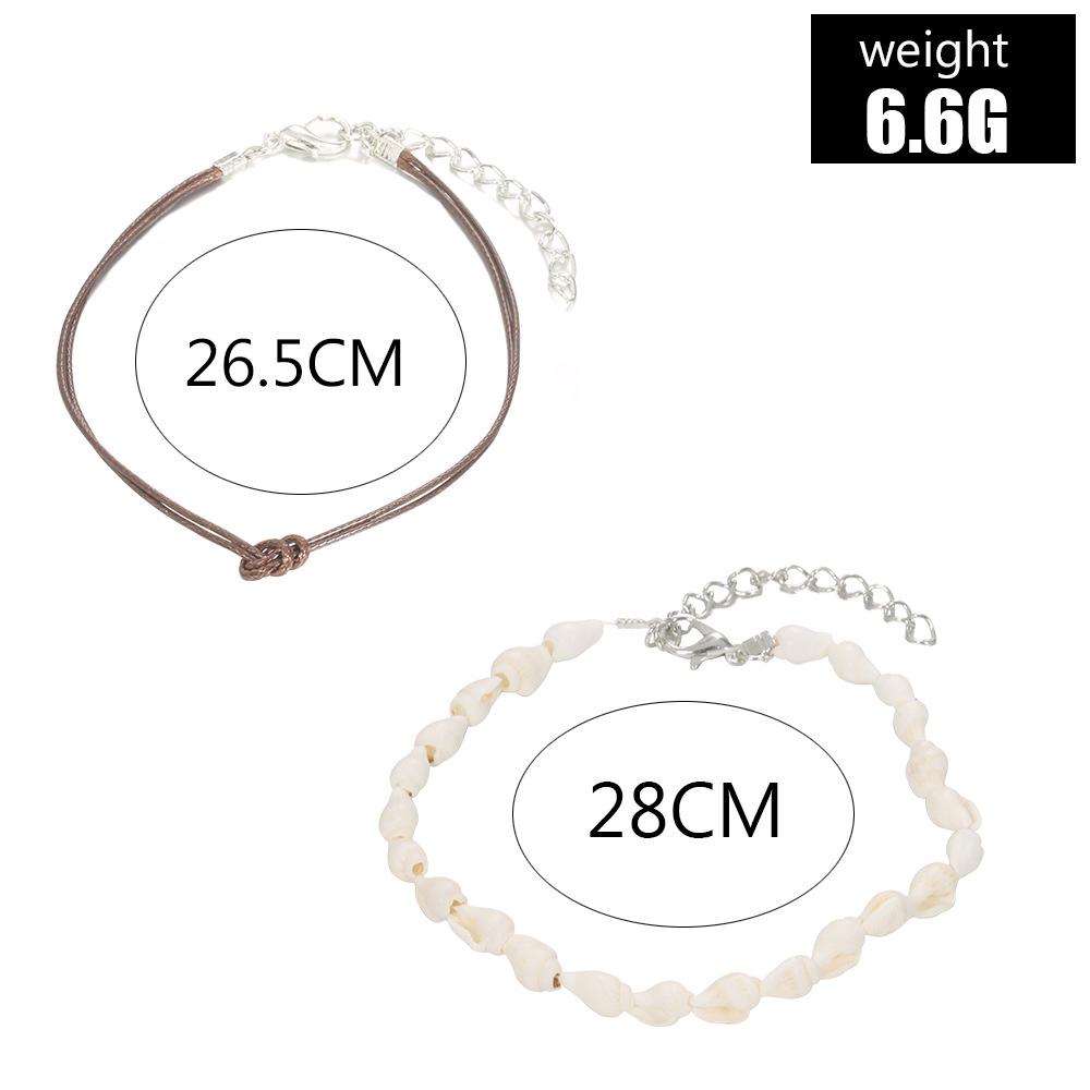 Bracelets | Bracelet Double Avec Coquillages  |  Femme Bijoux Bracelets